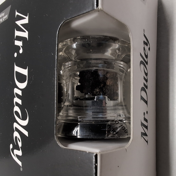 Mr Dudley Mini Set of Salt & Pepper Mill Grinder Acrylic Lucite - Picture 3 of 10